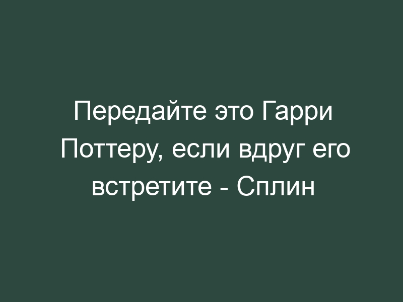 Слушать смыслов. Передайте это Гарри Поттеру если вдруг его встретите. Сплин передайте это Гарри Поттер текст. Передайте это Гарри Поттеру если вдруг его встретите Сплин. Сплин Гарри Поттер.